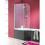 Badewanne mit Duschwand