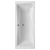 Weiße Badewanne Atlanta 160 x 70 cm, Draufsicht
