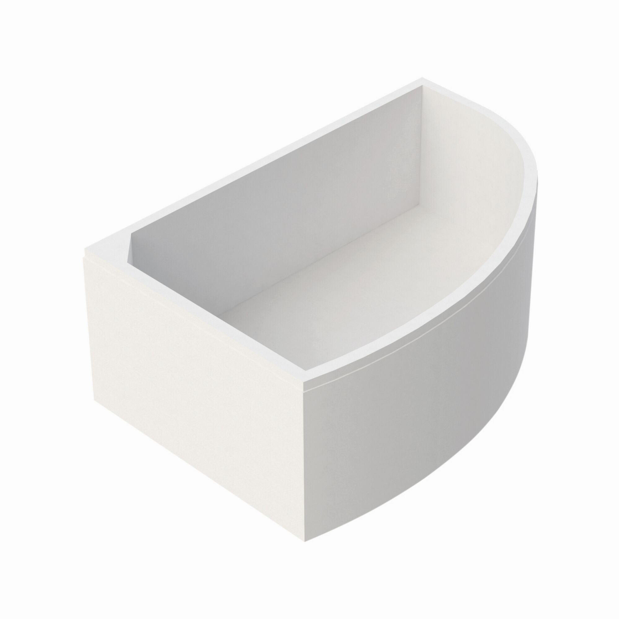 Weißer Wannenträger Marina Mod. B