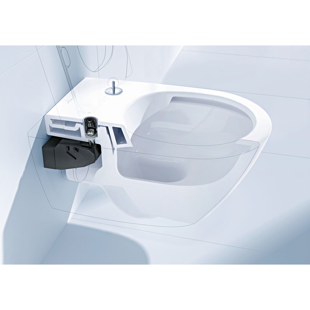 Wand-WC Subway von Villeroy & Boch, Querschnitt