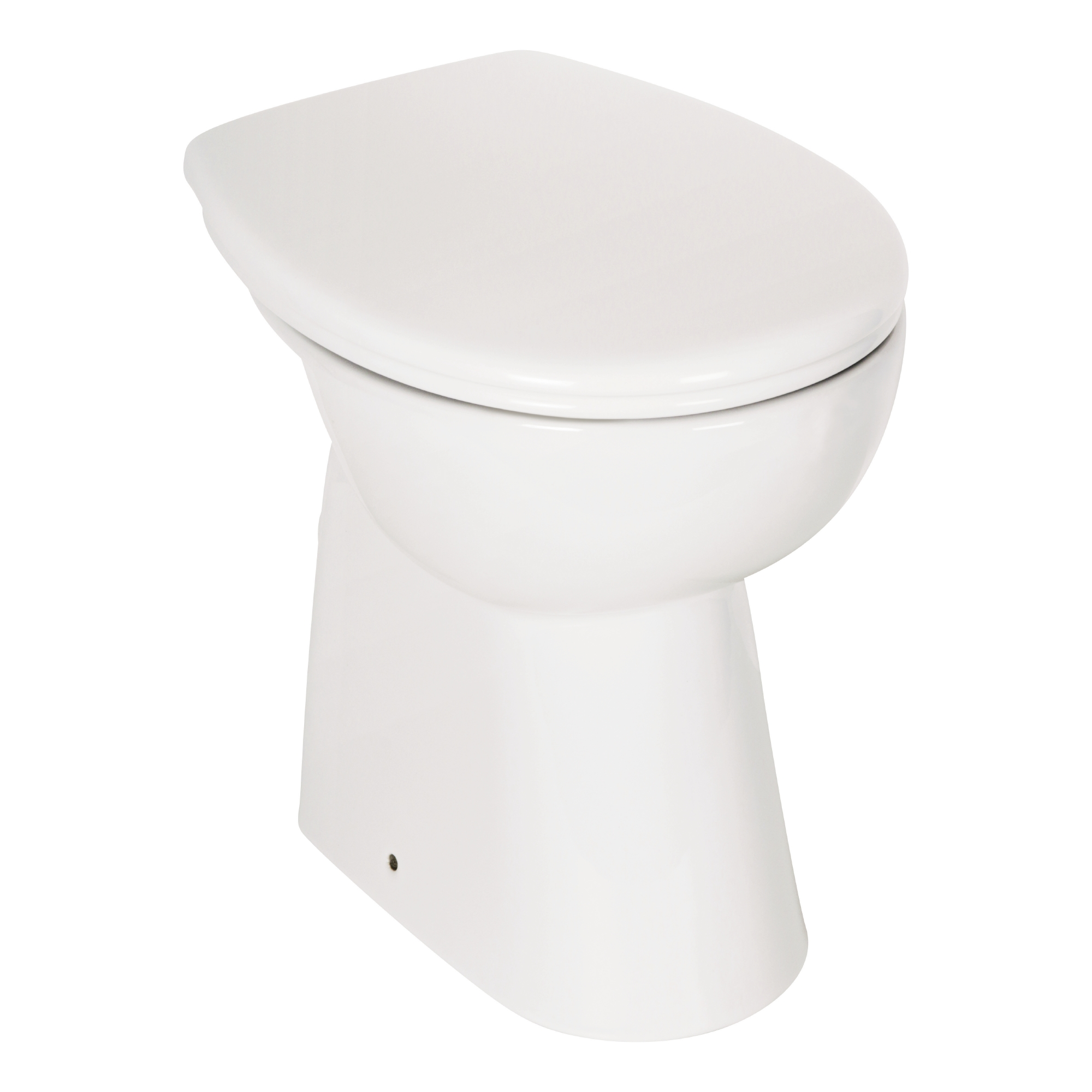 Stand-WC-Set 'Igeno' weiß spülrandlos 7 cm erhöht + product picture