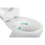 Verkleinertes Bild von Stand-WC-Set 'Igeno' weiß spülrandlos 7 cm erhöht