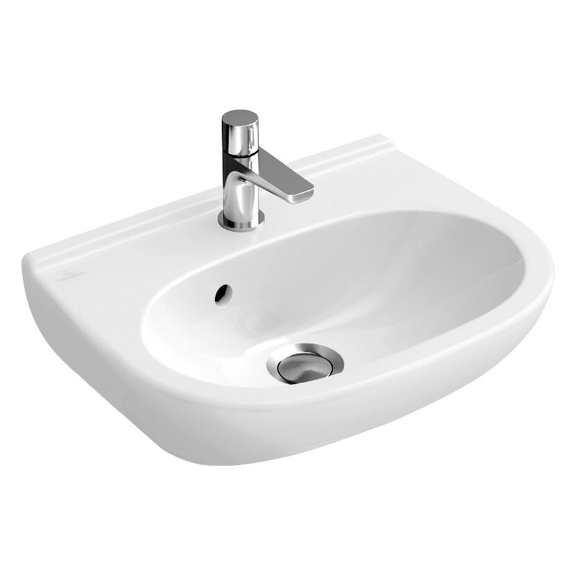 Handwaschbecken oval 'O. Novo' weiß 45 x 15,5 x 35 cm