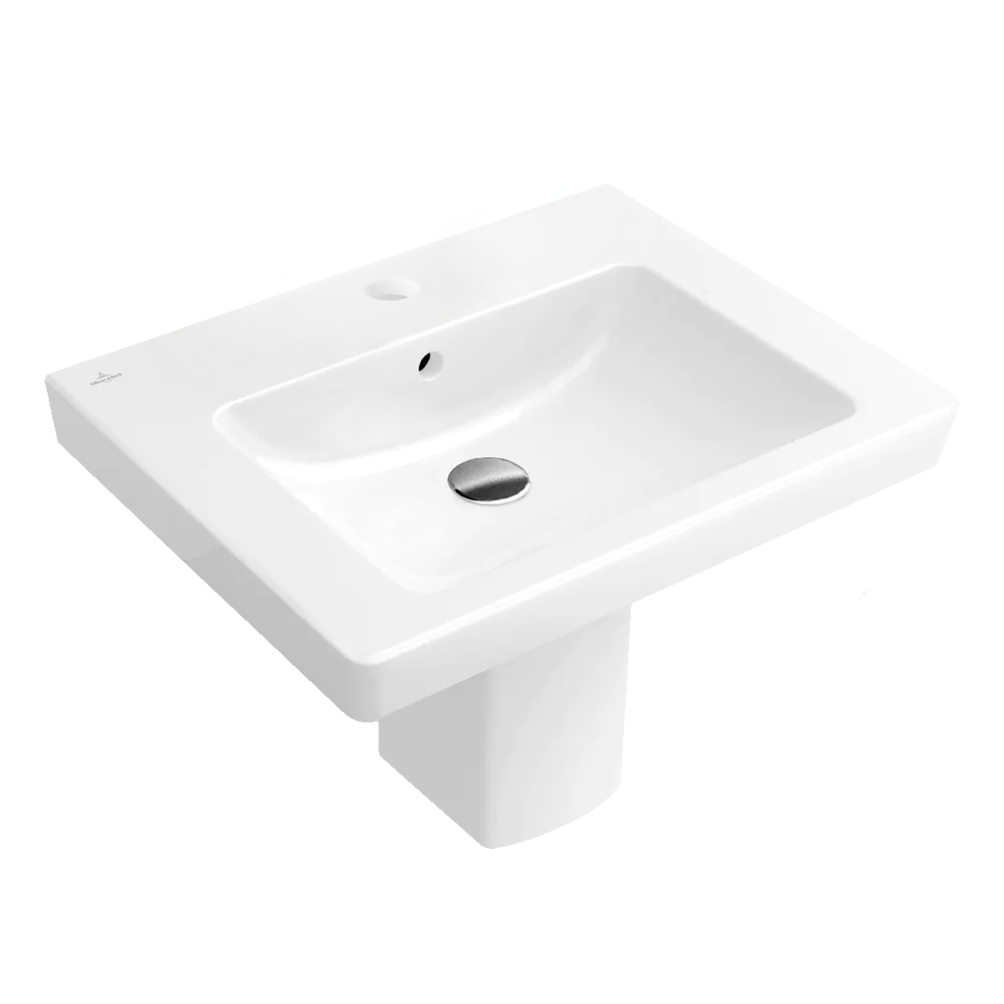 Handwaschbecken 'Subway 2.0' 60 x 15 x 47 cm, weiß