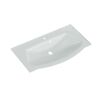 Waschbecken eckig 'Juno' Glas 92 x 1,5 x 49,1 cm