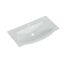 Waschbecken eckig 'Juno' Glas 92 x 1,5 x 49,1 cm