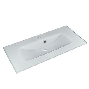 Waschbecken 'Primo' Glas 107 x 1,5 x 50 cm