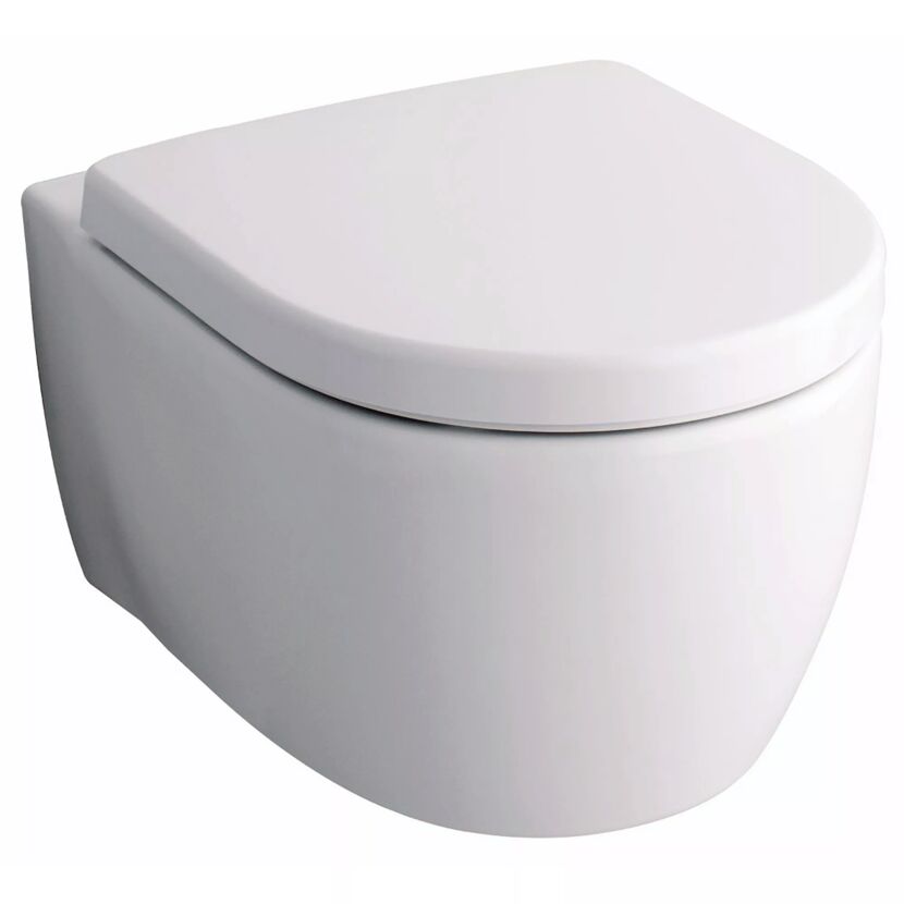 Wand-WC-Set 'iCon' inklusive WC-Sitz weiß