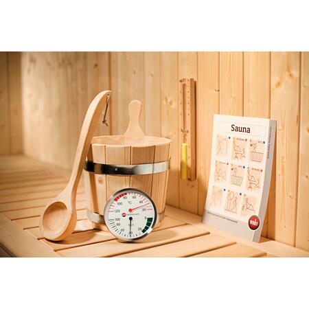 4. Bild von Massivholzsauna 'Valida' Eckeinstieg 189 x 139 x 203,5 cm mit 4,5 kW Bio-Aktivofen