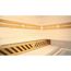 Massivholz-Elementsauna 'Kemi Eck 1' natur Glastür 188 x 188 x 200 cm, ohne Ofen