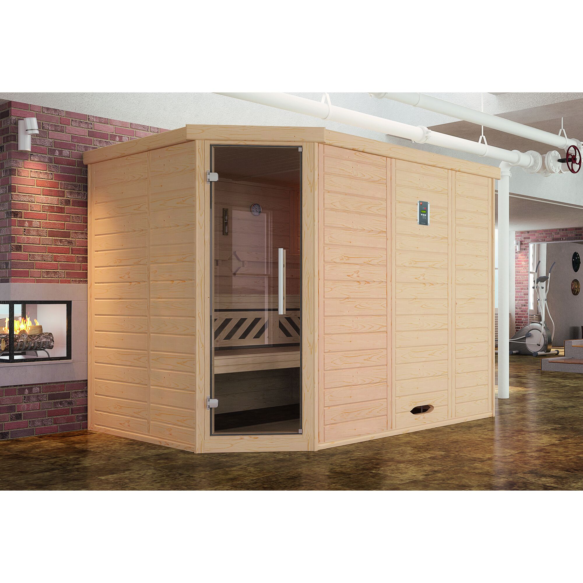 Design-Sauna KEMI Eck 2 GT