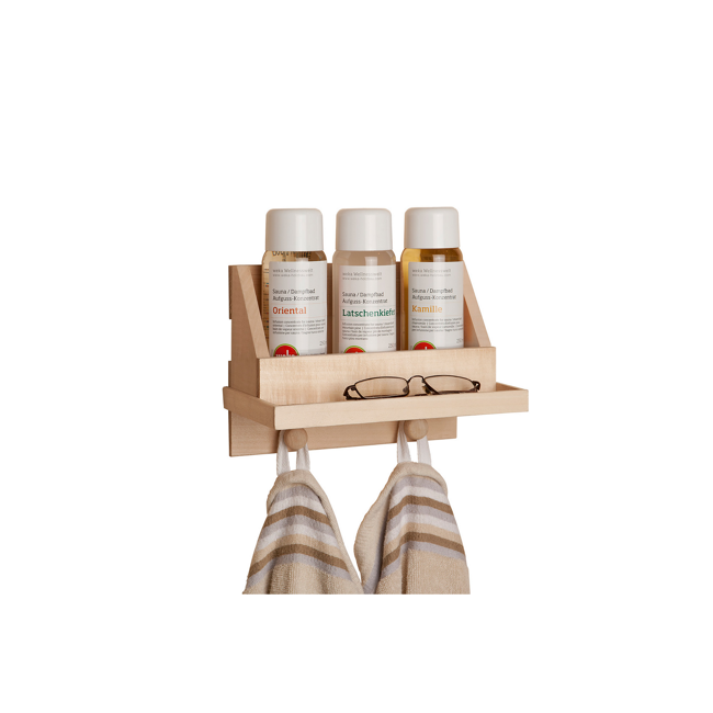 Bild von Sauna-Konzentrat-Set mit Wandregal
