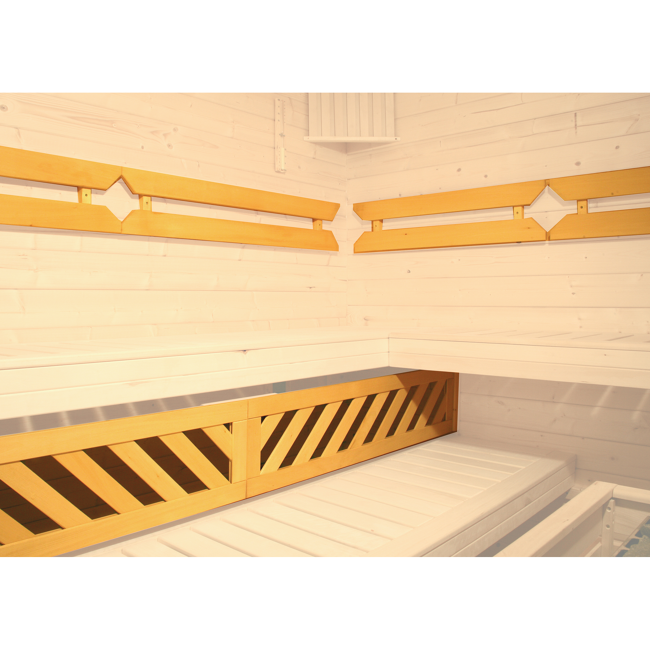 Bild von Sauna-Komfortpaket, 2 Rückenlehnen, Liegenblende