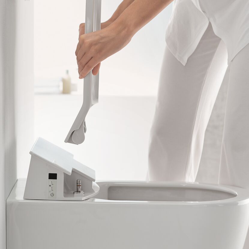 Dusch-WC spülrandlos 'Senso Wash Slim' inklusive WC-Sitz weiß