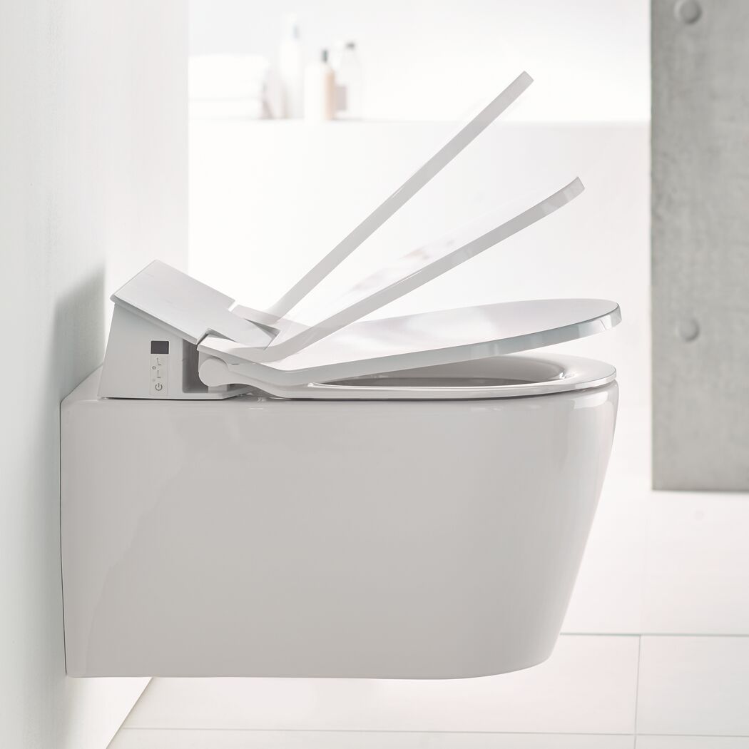 Dusch-WC spülrandlos 'Senso Wash Slim' inklusive WC-Sitz weiß