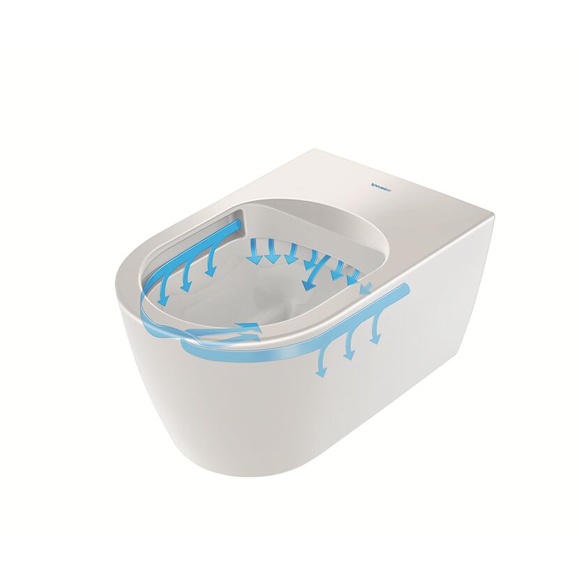 Dusch-WC spülrandlos 'Senso Wash Slim' inklusive WC-Sitz weiß