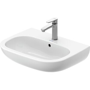 Waschbecken 'D-Code' weiß 60 x 15 x 46 cm