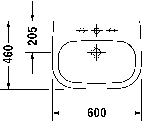 D-Code Waschtisch 60 cm + product picture