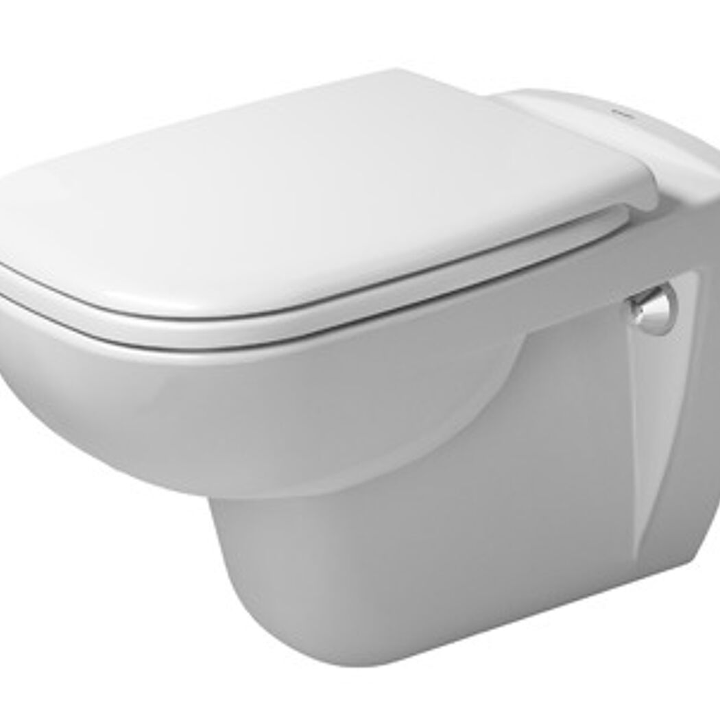 Wand-WC spülrandlos 'D-Code' inklusive WC-Sitz weiß