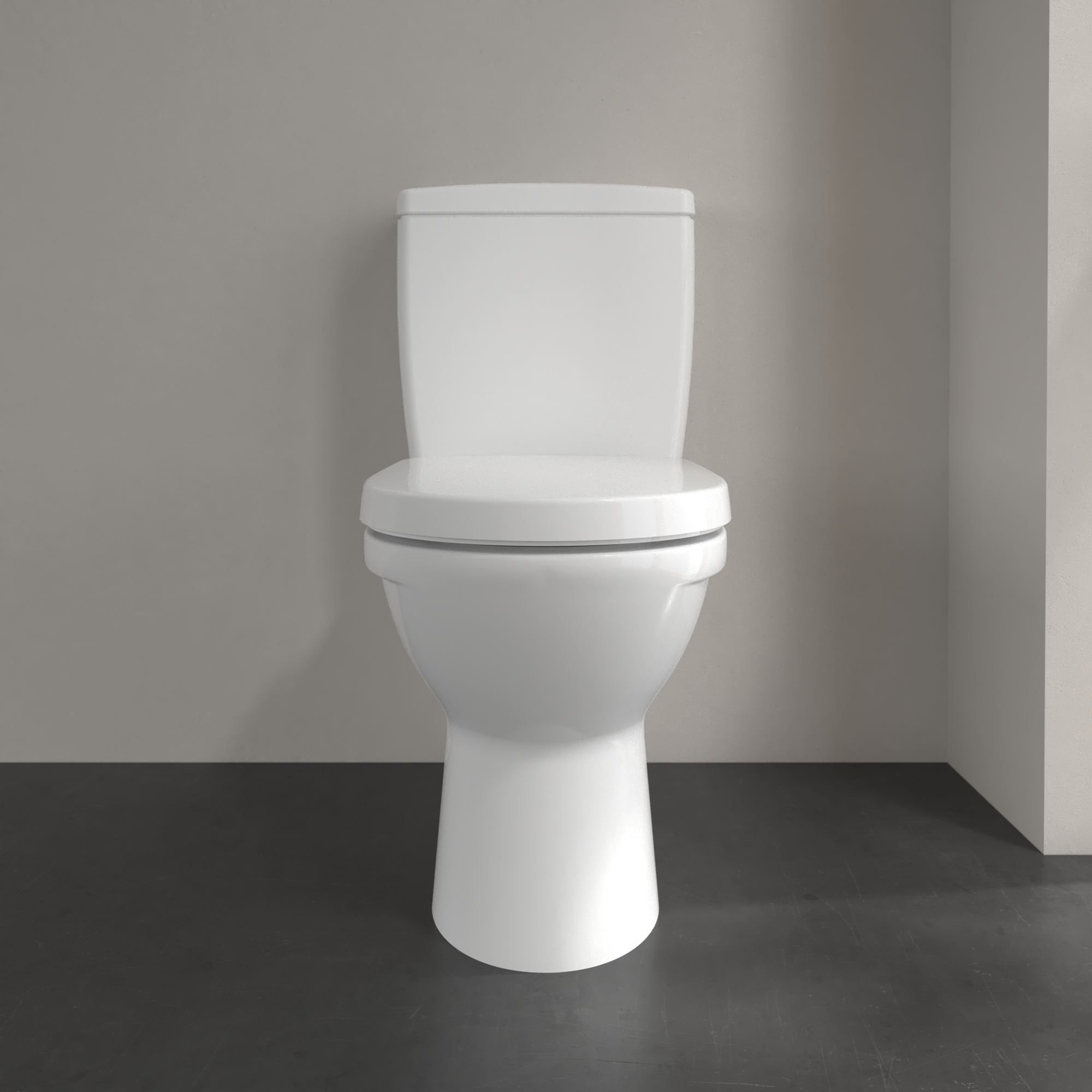 Stand-WC 'O.Novo' mit Spülrand weiß + product picture