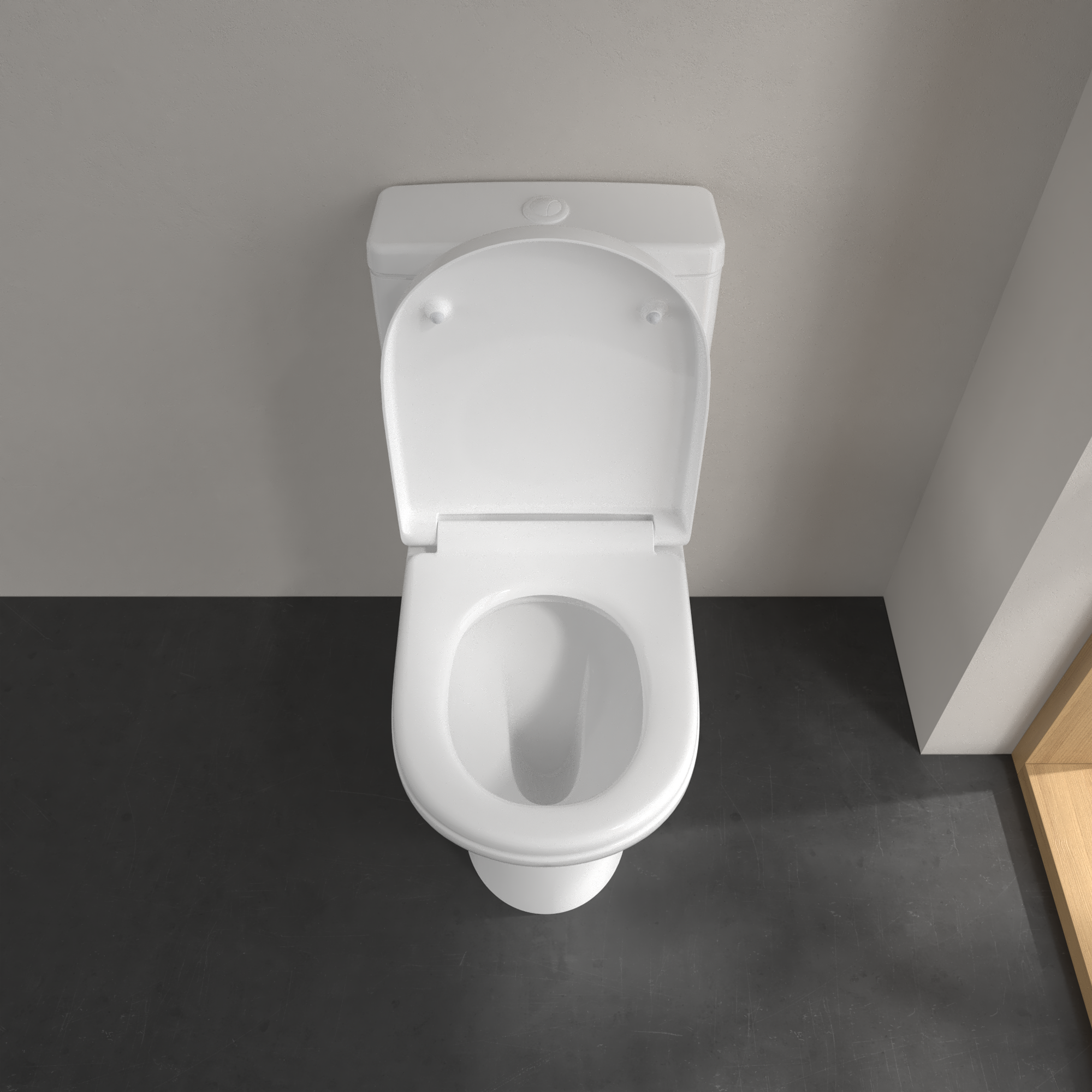 Stand-WC 'O.Novo' mit Spülrand weiß + product picture