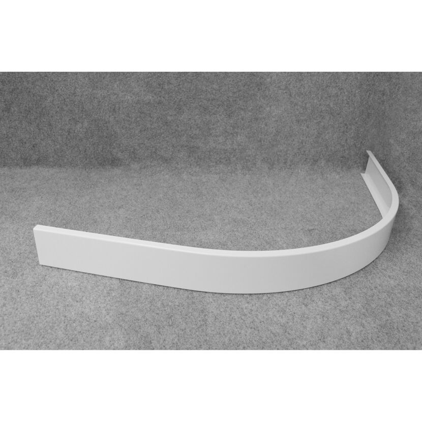 Aluminium Schürze zu Rundduschwanne R500 weiss 90 x 90 cm