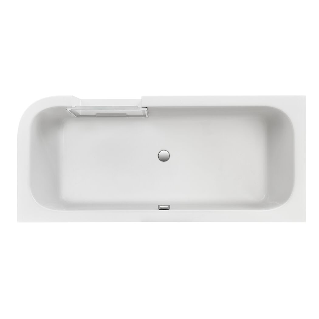 Badewanne Free-Gate rechts 1800x800 mm von oben