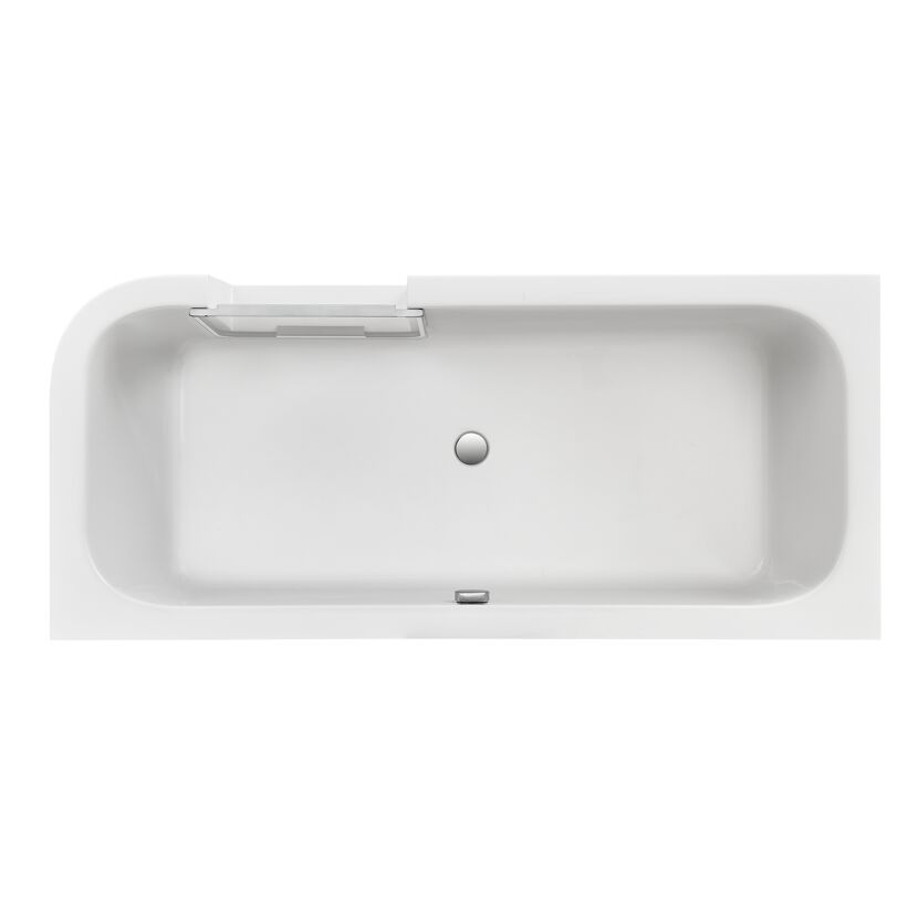 Badewanne 'Free-Gate' rechts Sanitäracryl weiß 1800 x 800 mm