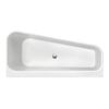 Badewanne 'Pino' links Sanitäracryl weiß 1550 x 750 mm