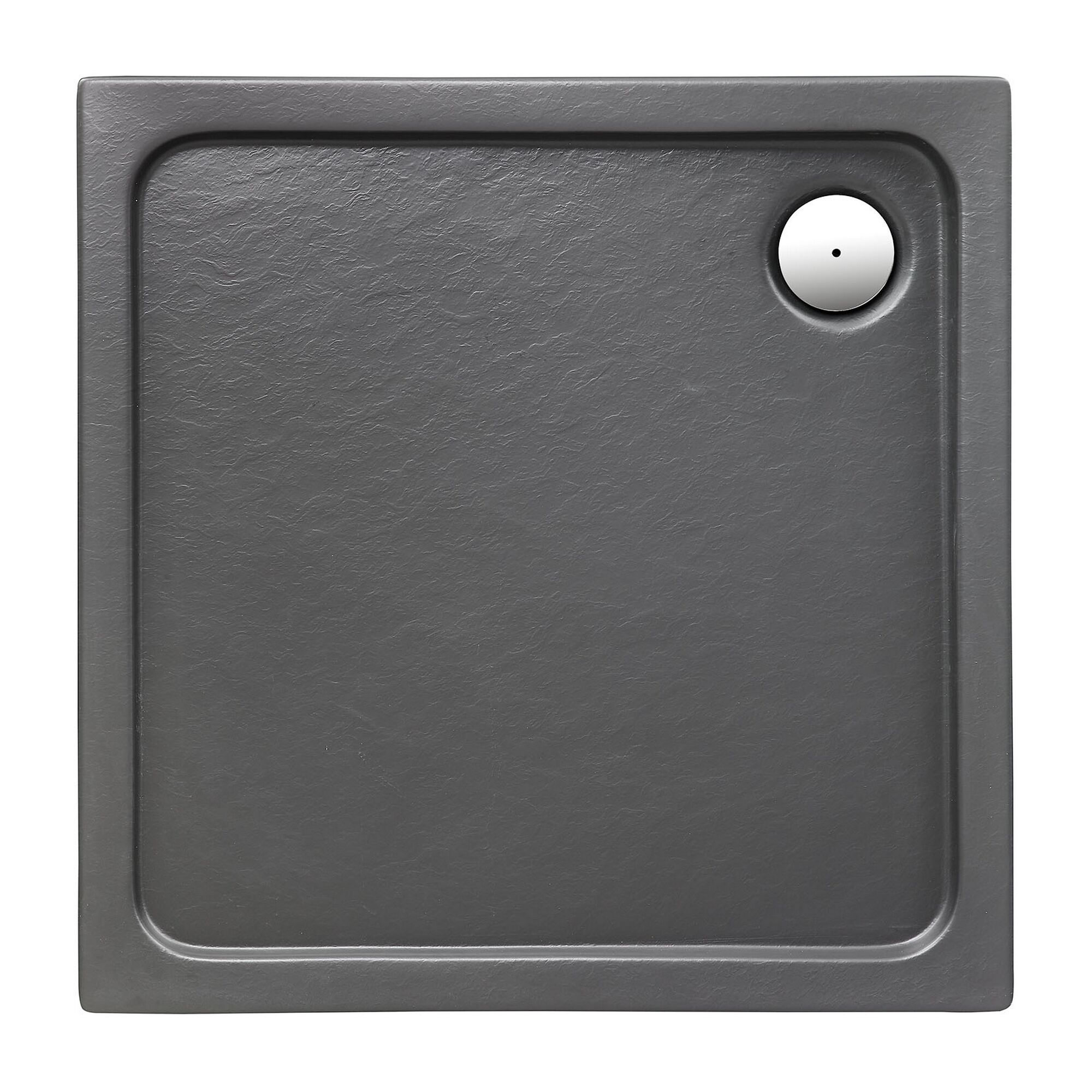 Anthrazitfarbene Duschwanne Aruba