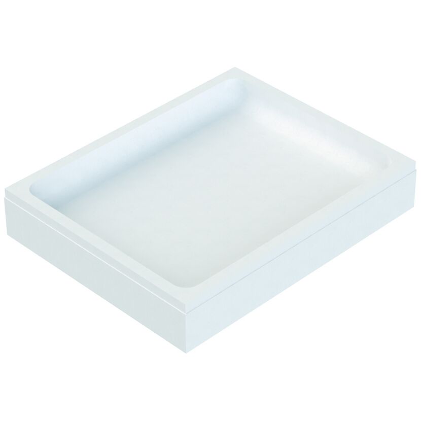 Weißer Wannenträger Pearl