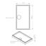 Zeichnung: Wannenträger Pearl 1700x800 mm