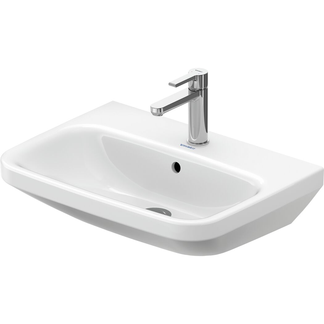 Waschbecken eckig 'Durastyle' weiß 60 x 17 x 44 cm