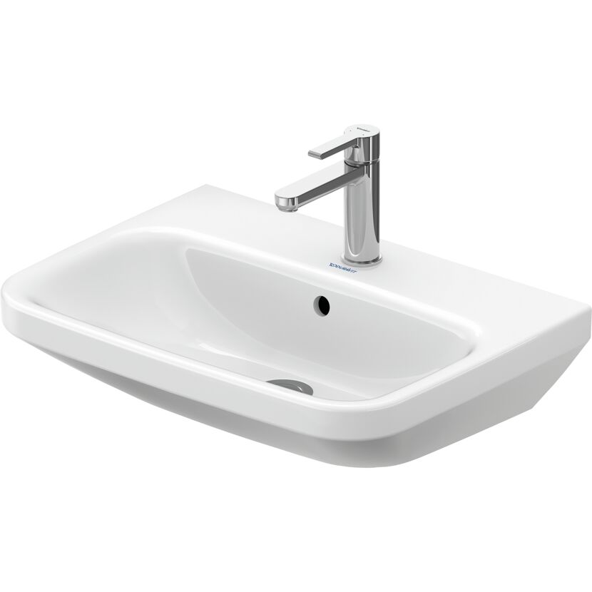 Waschbecken eckig 'Durastyle' weiß 60 x 17 x 44 cm