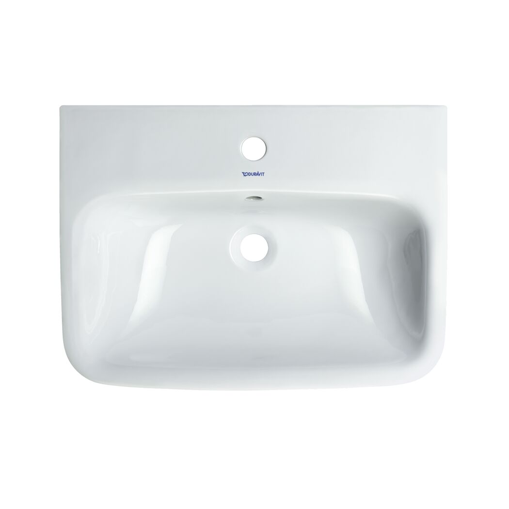 Waschbecken eckig 'Durastyle' weiß 60 x 17 x 44 cm
