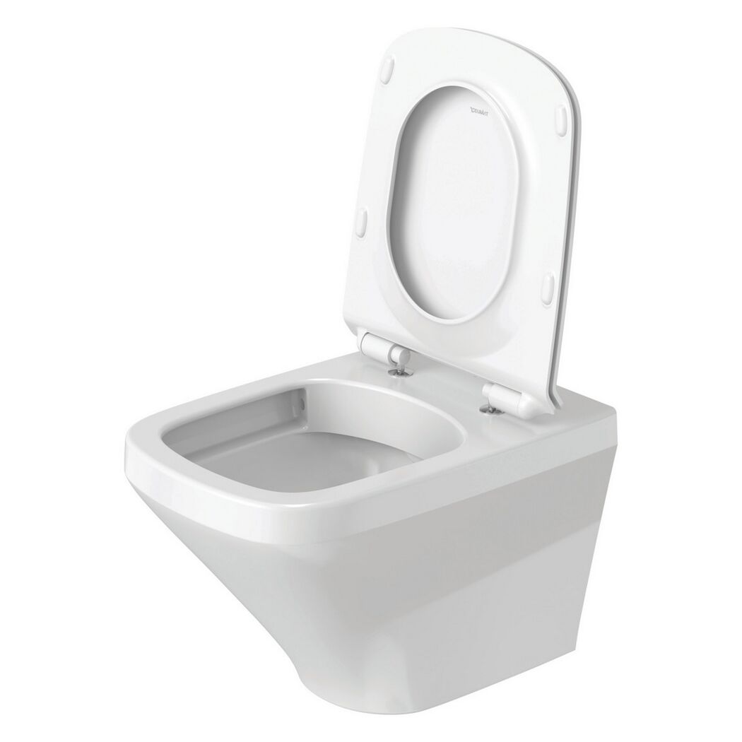 Wand-WC spülrandlos 'DuraStyle' inklusive WC-Sitz weiß