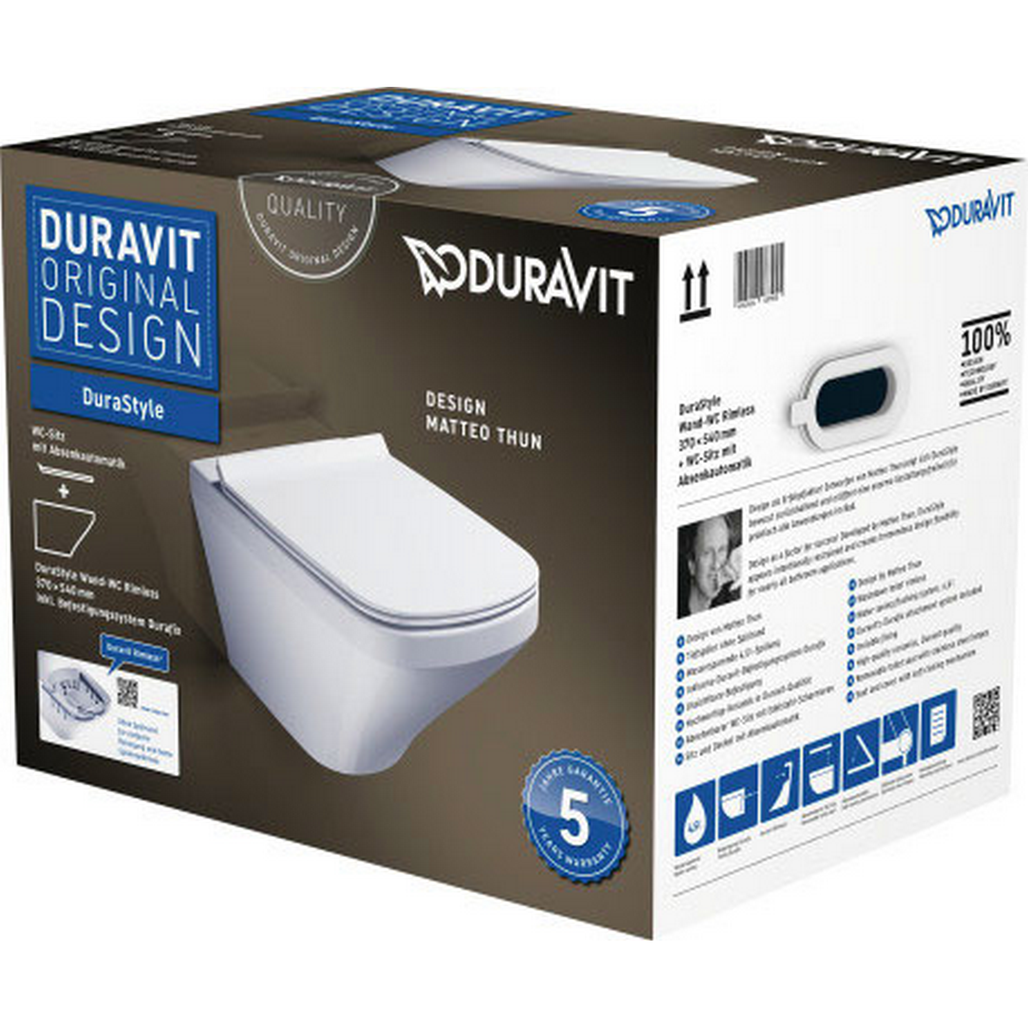 Wand-WC-Set Duravit 'Durastyle' inkl. WC-Sitz + product picture