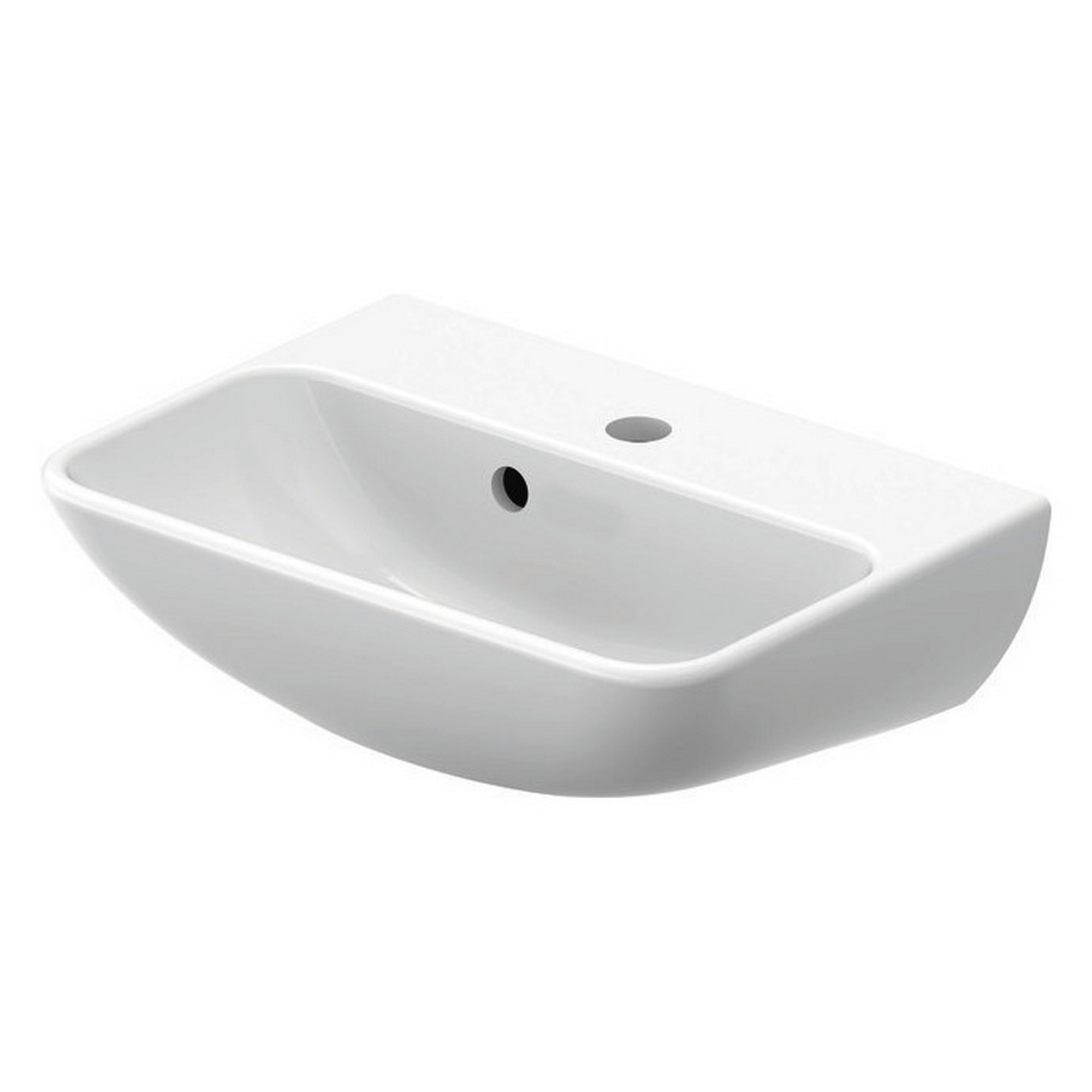 Waschbecken Duravit 'ME by Starck' weiß 45 x 15,5 x 32 cm