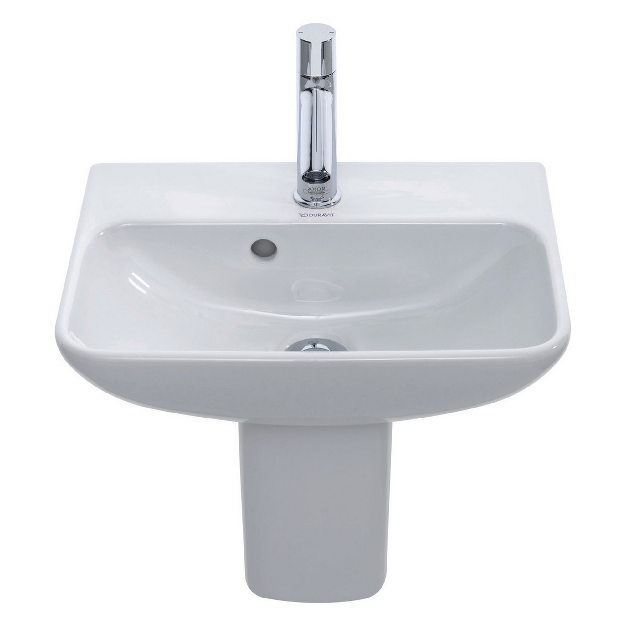Waschbecken Duravit 'ME by Starck' weiß 45 x 15,5 x 32 cm