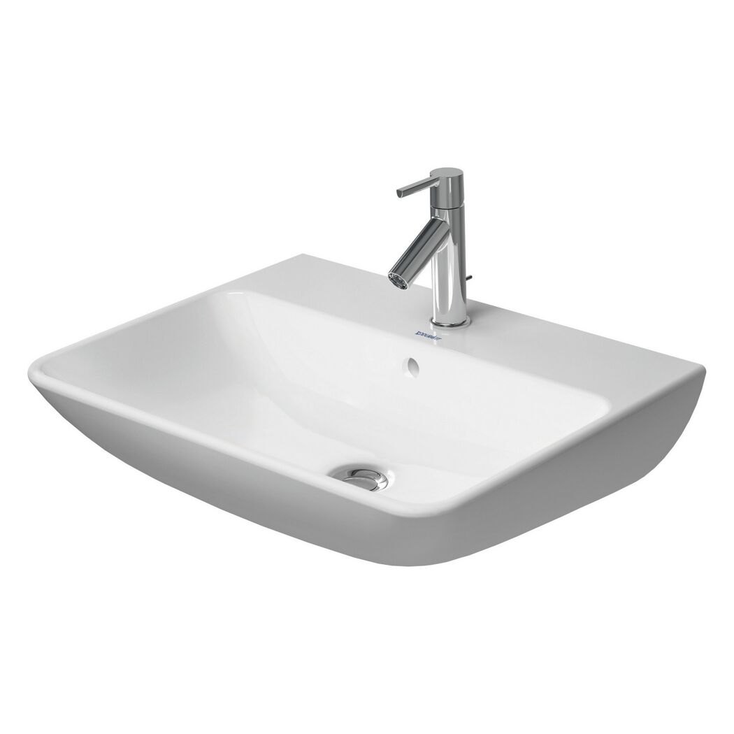 Waschbecken eckig 'ME by Starck' weiß 60 x 18 x 46 cm