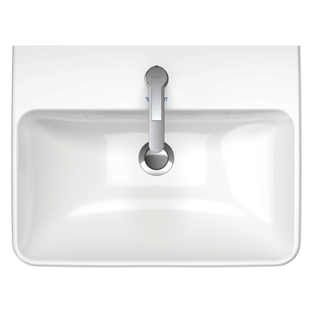 Waschbecken eckig 'ME by Starck' weiß 60 x 18 x 46 cm