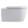 Wand-WC mit Spülrand 'ME by Starck' inklusive WC-Sitz weiß