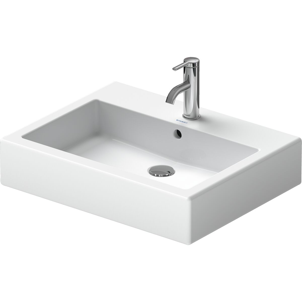 Duravit Waschbecken eckig 'Vero' weiß 60 x 16,5 x 47 cm