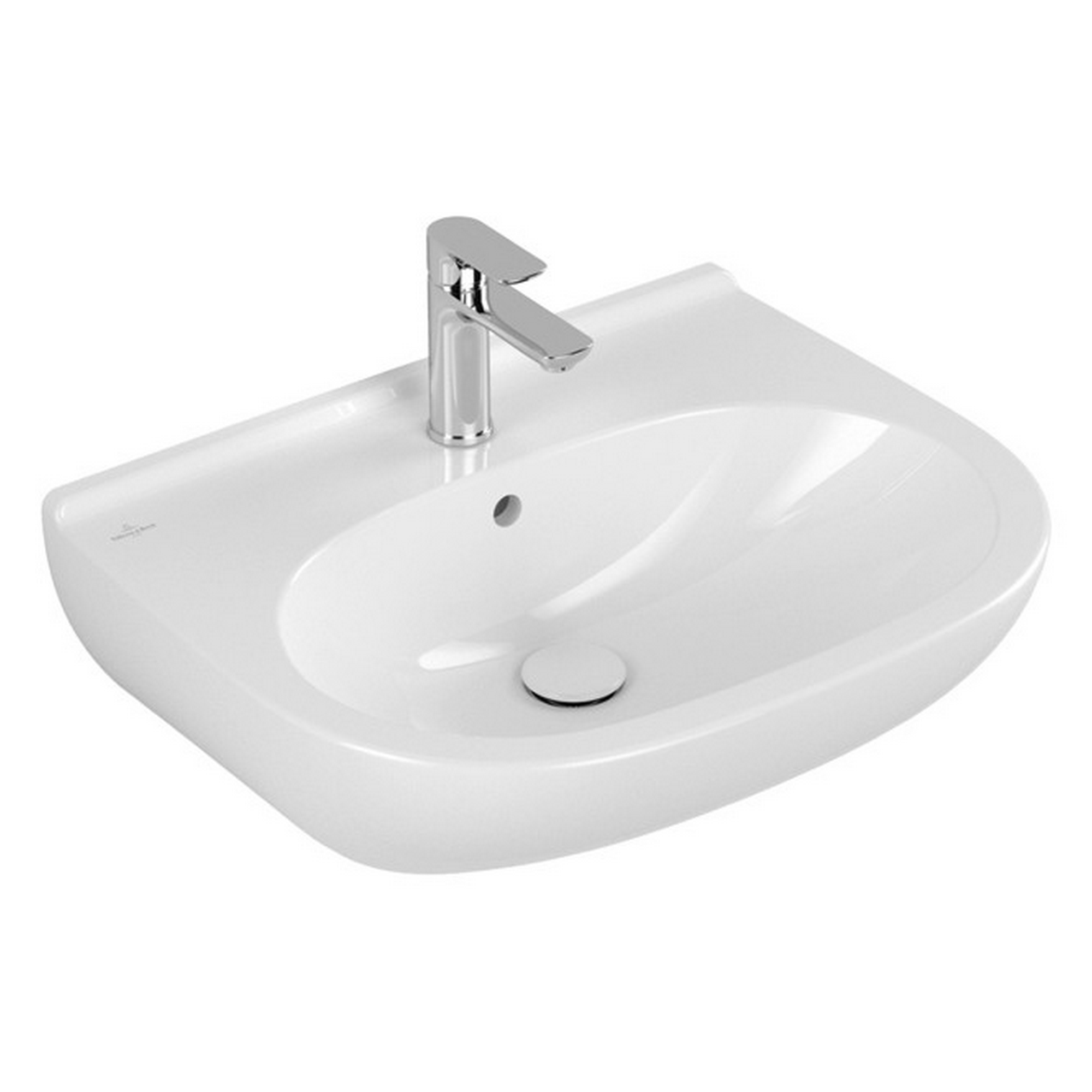 Waschbecken 'O.Novo' weiß 60 x 62,5 x 51 cm