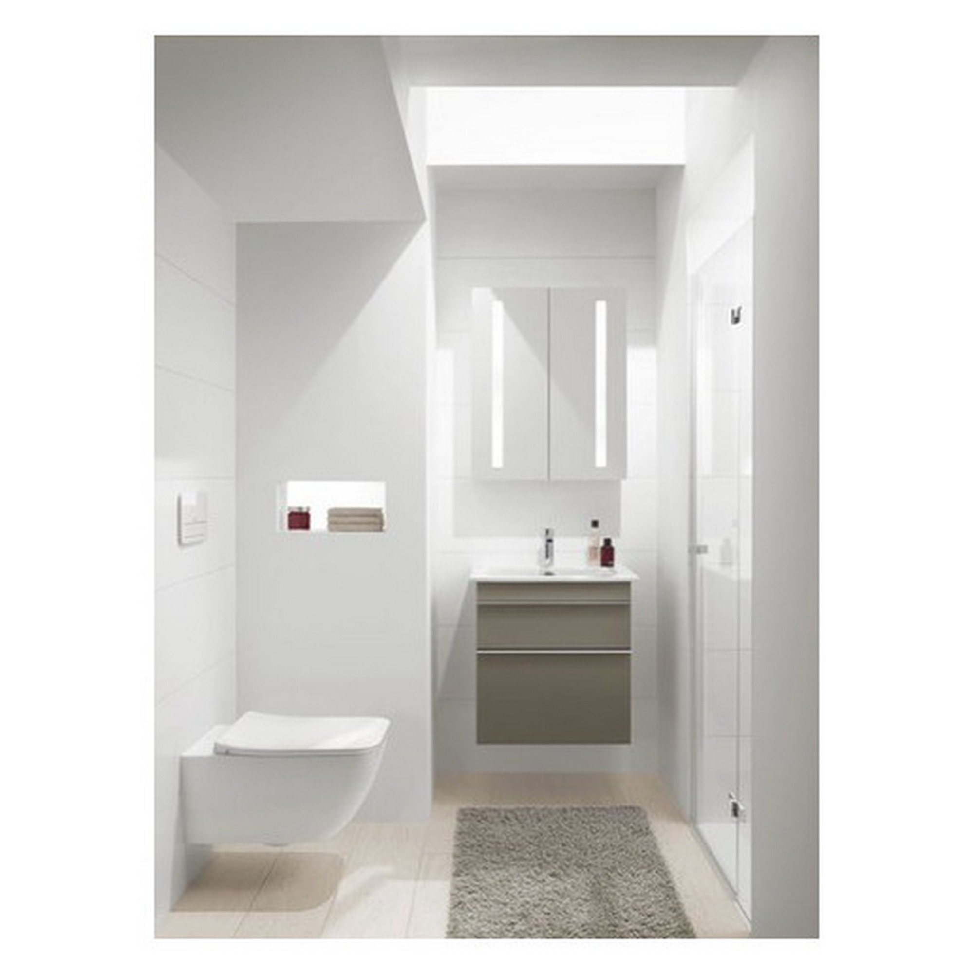 Waschbecken 'Venticello' weiß 60 x 63 x 53 cm