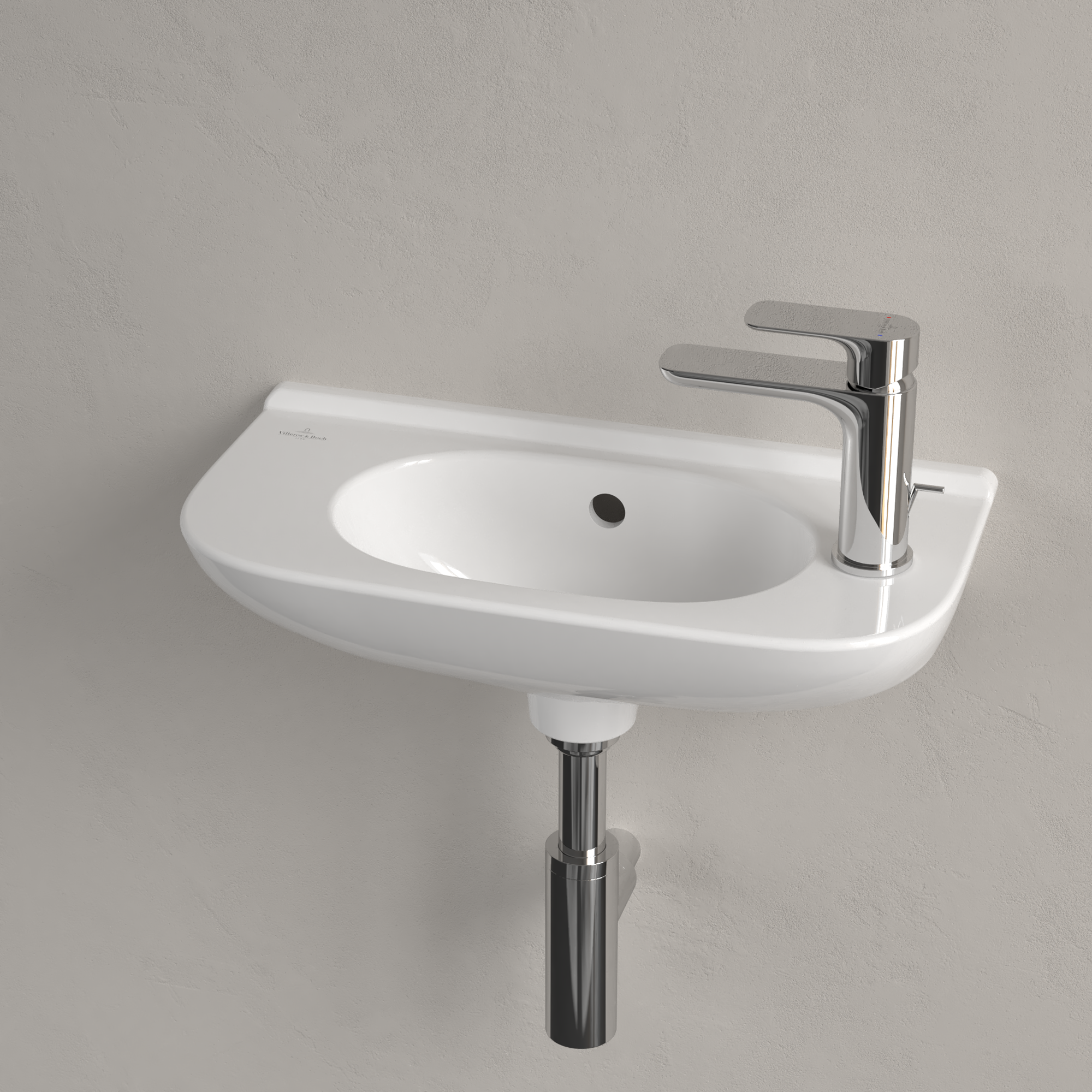 Handwaschbecken Villeroy & Boch 'O.Novo' 45 cm, rechts + product picture