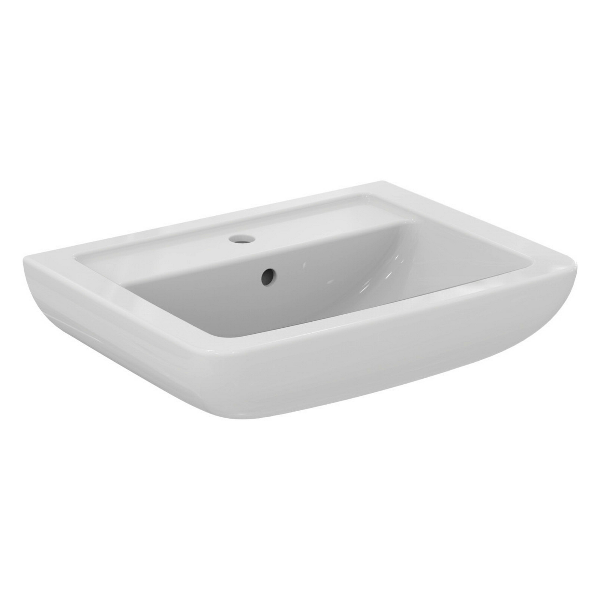 Waschbecken 'Eurovit Plus' weiß 60 19 x 46 cm