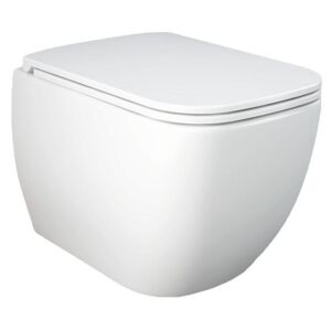 Wand-WC 'Metropolitan' spülrandlos weiß 36 x 36 x 55 cm