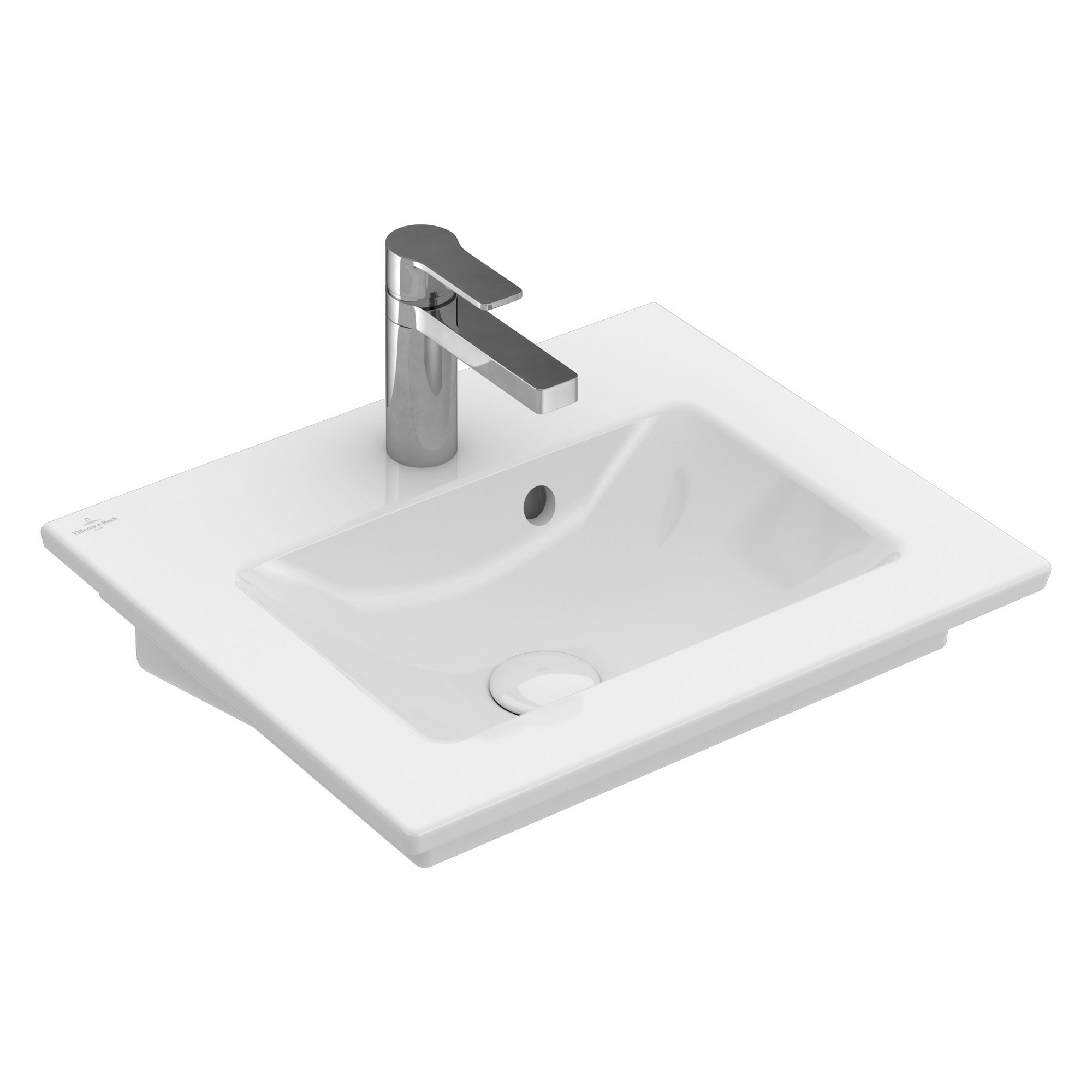 Waschbecken 'Venticello' weiß 50 x 14 x 42 cm