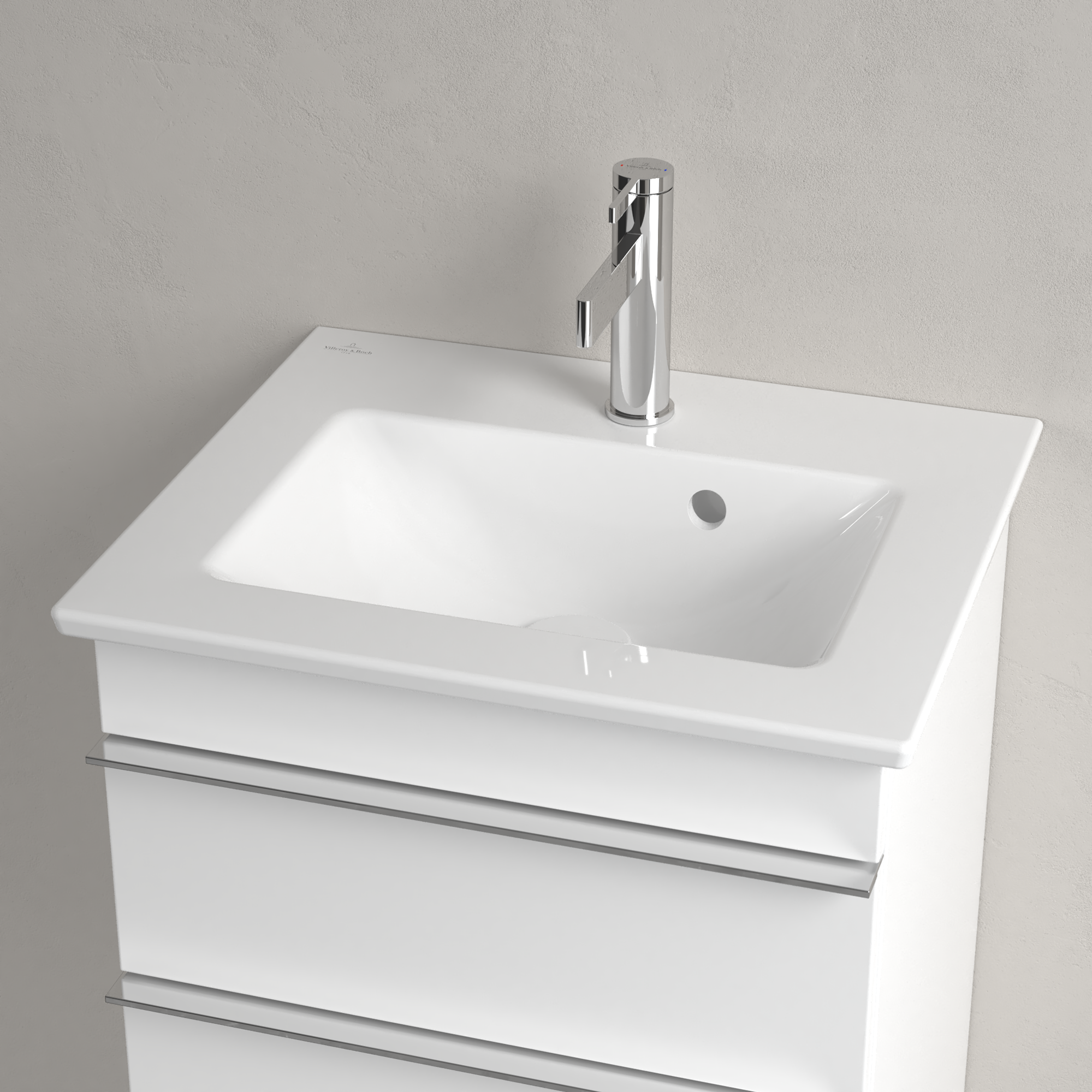 Handwaschbecken 'Venticello' porzellan, weiß-alpin + product picture